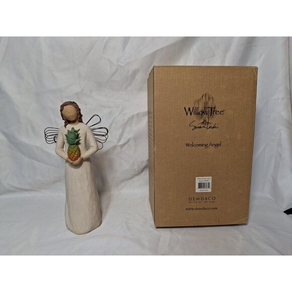 Willow Tree “Welcoming Angel” Pineapple #26081 – Susan Lordi Figurine – Rare - Picture 1 of 7